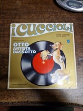 Disco 45 I Cuccioli N. 5 Otto Artista Bassotto con fiaba 1971 Fabbri   ^