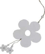Fiore in legno da appendere