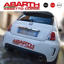 Adesivo Abarth Fiat 500 assetto corse squadra tuning grande punto evo stickers 1