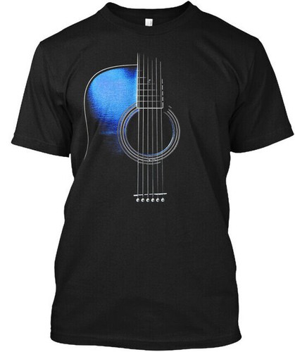 Shirt blu chitarra made in - chitarra,