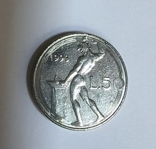 Rara micro moneta 50 lire 1993
