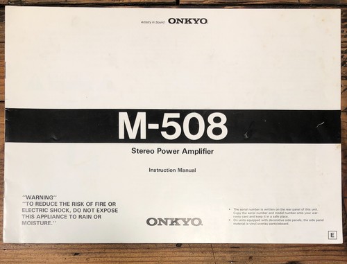 Amplificatore onkyo modello - amplificatore,
