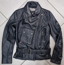Belstaff Leather Biker Black Jacket Limited Edition Size IT 40 Perfect Condition