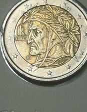 moneta da 2 euro Dante