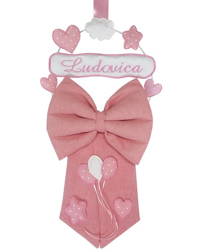 Fiocco nascita rosa - fiocco,