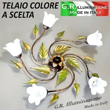 PLAFONIERA IN FERRO BATTUTO 5