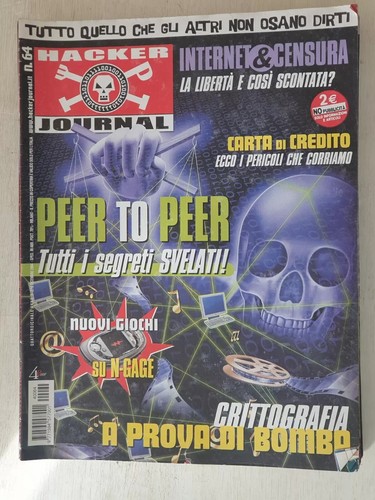 Rivista hacker journal 64 - rivista,