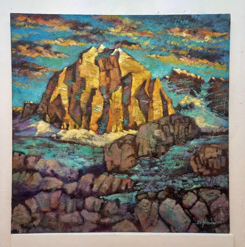 Quadro paesaggio montagna - quadro,
