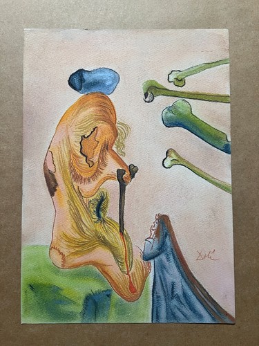 Salvador dalì disegno - salvador, su