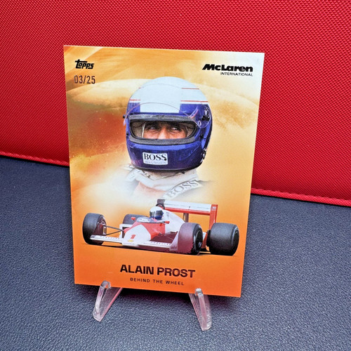 Casco alain prost behind the - behind,