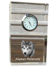 Alaskan Malamute orologio a tre strisce con cane Art-Dog