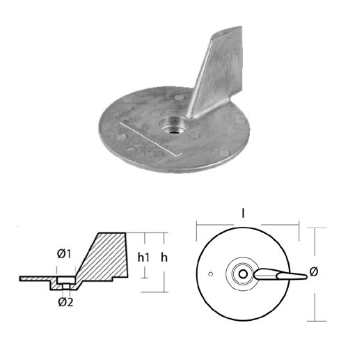 Anodo pinna honda - anodo,