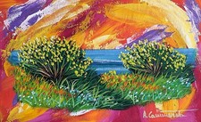 Quadri dipinti di paesaggi e