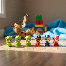 PAW PATROL SET 6 FIGURINE /