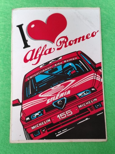 Adesivo alfa romeo - ar, 155