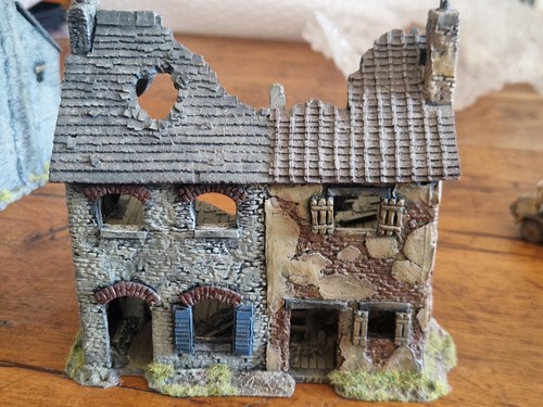 Diorama house ruine normandie - diorama,