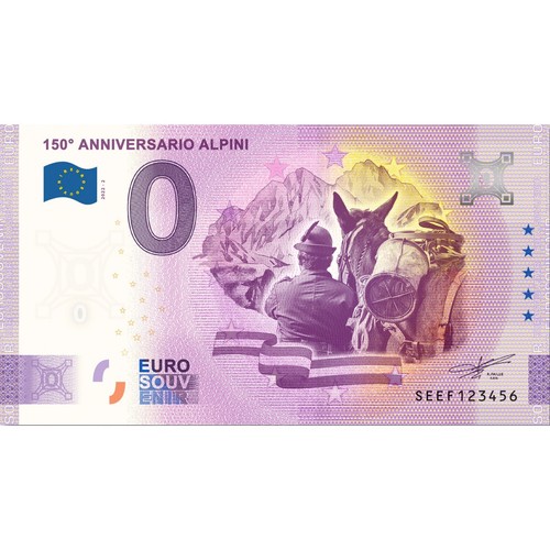 Zero euro souvenir - zero,