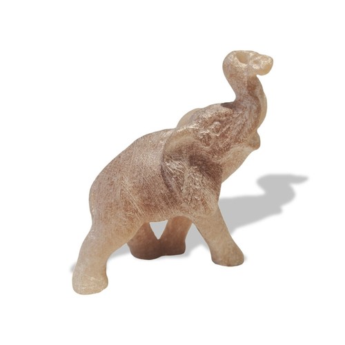 Statua alabastro elefante - in,