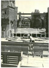 1953 ROMA Terme di Caracalla - Operaio al lavoro *Foto 13x18 cm