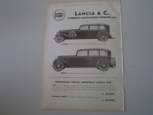 Advertising pubblicità 1934 - pubblicità,