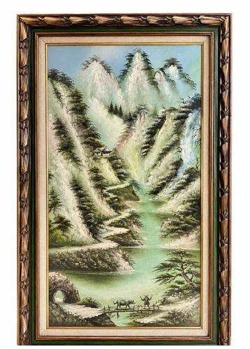 Grande dipinto paesaggio