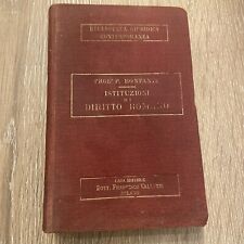 Istituzioni Di DIRITTO ROMANO del ‘900 Biblioteca Giuridica Contemporanea
