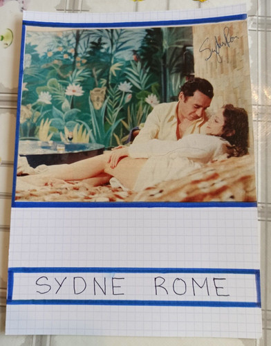 Autographe sydné rome - de, sur