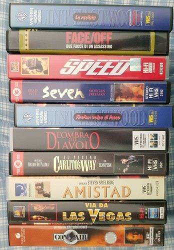 Vhs film azione originali - film,