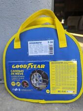 Set di 2 catene da neve Goodyear, nuove.
