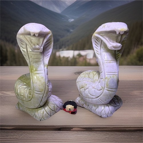Coppia statuine serpente - coppia,