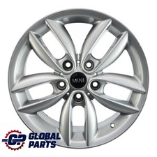 Mini Cooper R60 R61 argento cerchio in lega alluminio 17" 7J 5 stelle doppio raggio 124