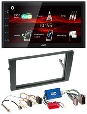 JVC USB Bluetooth MP3 DAB 2DIN autoradio per Audi A4 B6 B7 01-08 sistema attivo min