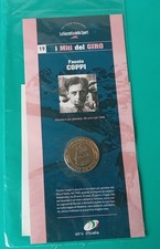 I MITI DEL GIRO 19 • Fausto Coppi (2004) MONETA + Figurina - BRAND NEW