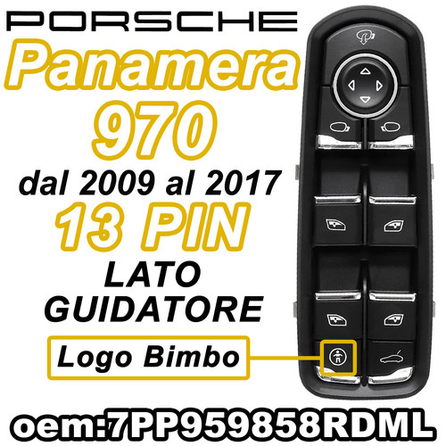 Pulsantiera alzacristalli - pulsantiera,