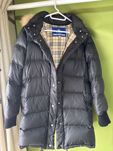 Piumino burberry blue - label, 38