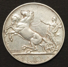 10 LIRE BIGA 1927 1928 1929 BB