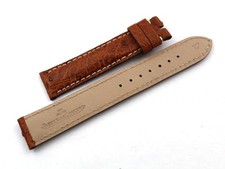 Nuovo Cinturino Jaeger Le-Coultre Reverso Pelle Struzzo Marrone 17/16mm Casual