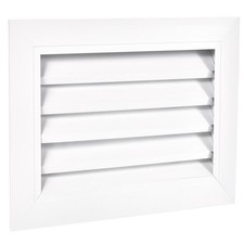 Ventilation Grille Rectangle Forme Aluminium Alliage Persienne Évent 350x250mm