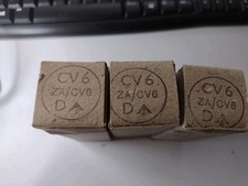CV6- VALVOLA TUBE  3 Pezzi-VALVE PRE AMPLIFICATORE Nos-  CV6 
