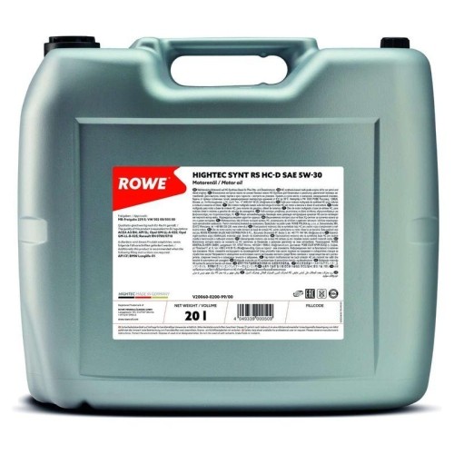 Olio motore rowe - olio,
