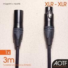 Cavo XLR 3m Mogami 2549 +