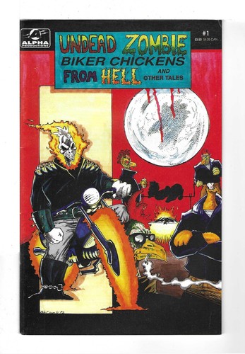 Undead zombie biker chickens - zombie,