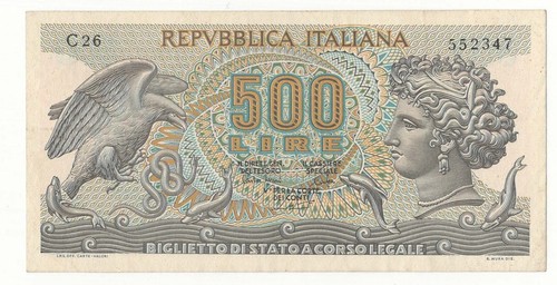 500 lire aretusa - 500,