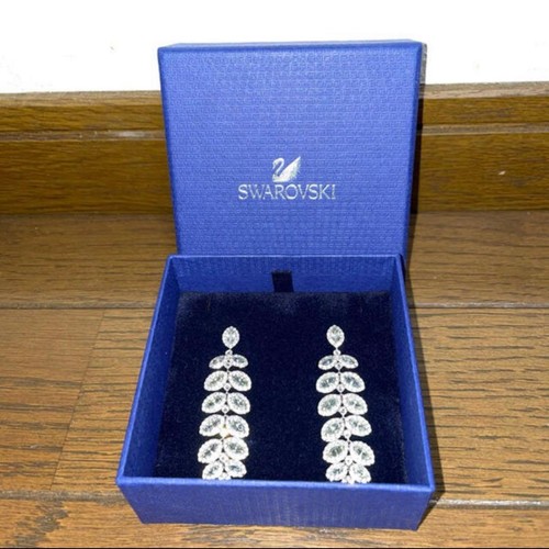Swarovski baron earrings used - earrings,