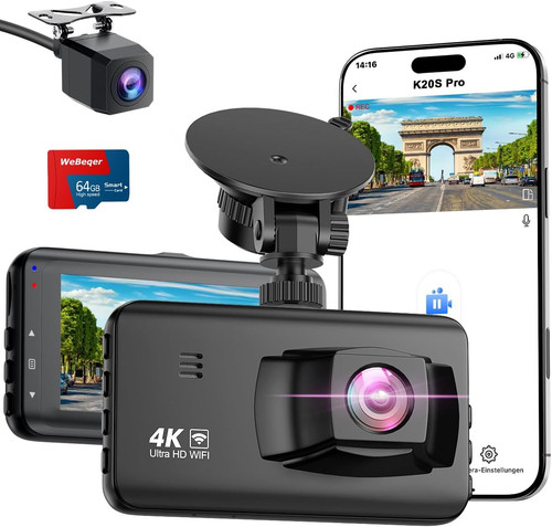 Doppia dashcam auto - dashcam,