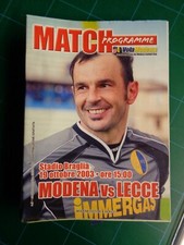 MODENA - LECCE, 2003 MATCH