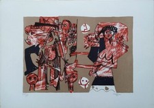 PIERO  MAGGIONI  --  INDIGENE  --  50  X  70