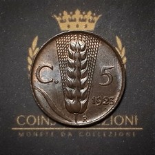 5 CENTESIMI - SPIGA - 1923 -