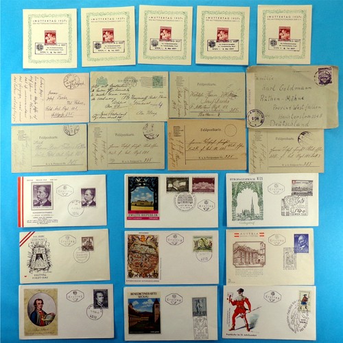 Austria stamp ww1 card lot - stamp,