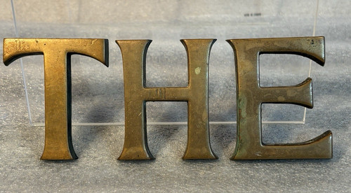 Lettere ottone t - lettere,